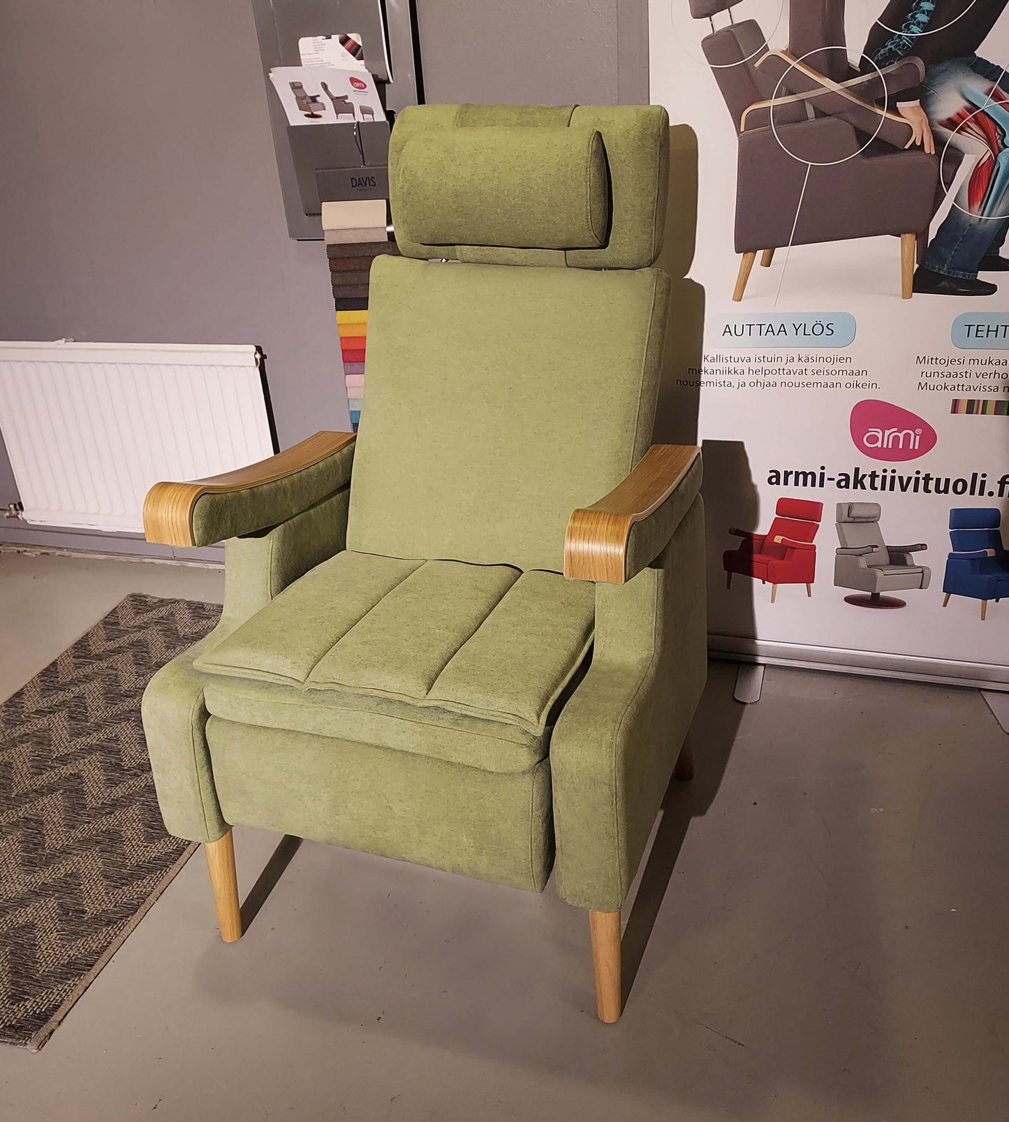 Armi Aktiivituoli Design (vaaleanvihreä)