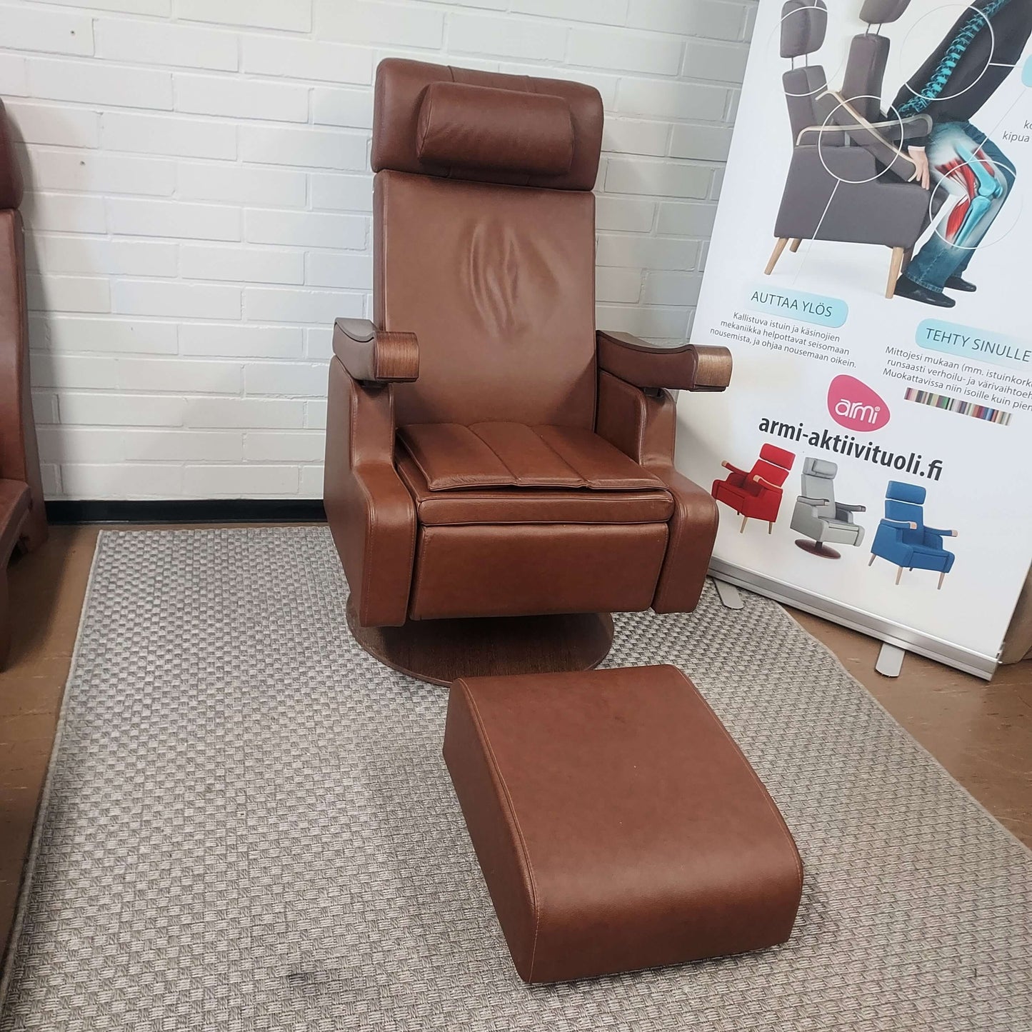 Armi Aktiivituoli Style (aito nahka antique brown) + rahi